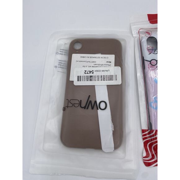 Lot Of 3 iPhone XR Phone Cases New Mixed Colors/Styles( Disney, Clear, Brown) - Picture 3 of 5